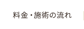 料金・施術の流れ